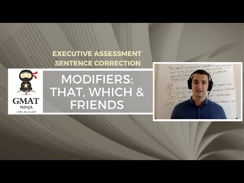 GMAT Ninja SC Ep 7: Modifiers: That, Which & Friends