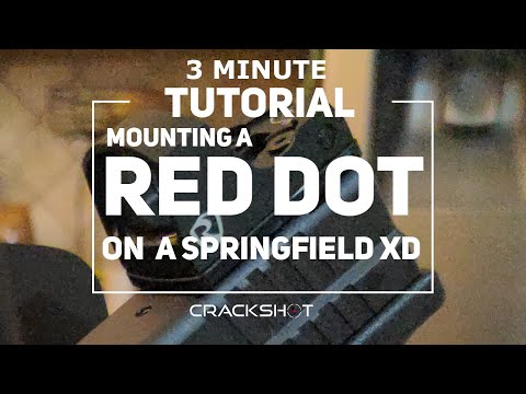 Mounting a Red Dot on a Pistol (e.g. Springfield XD) without Milling the Slide
