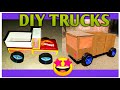 How To Make Mini Lorry Truck At Home Small Matchbox Toy Truck Matchboxtruck Truck Kaise Banate Hai