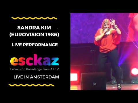 ESCKAZ in Amsterdam: Sandra Kim (Eurovision 1986) - J'aime la vie