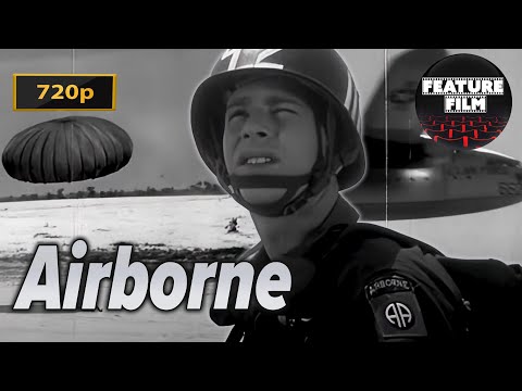 Airborne (1962) - Full Movie in 720p HD | Bobby Diamond | US Paratrooper | Military Classic Drama