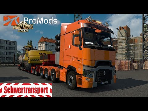 ETS2 I Renault T 480 Euro 6 🚚 Heavy Transport I Truck Ferries 🔵 #788 ProMods Tour [German/HD]