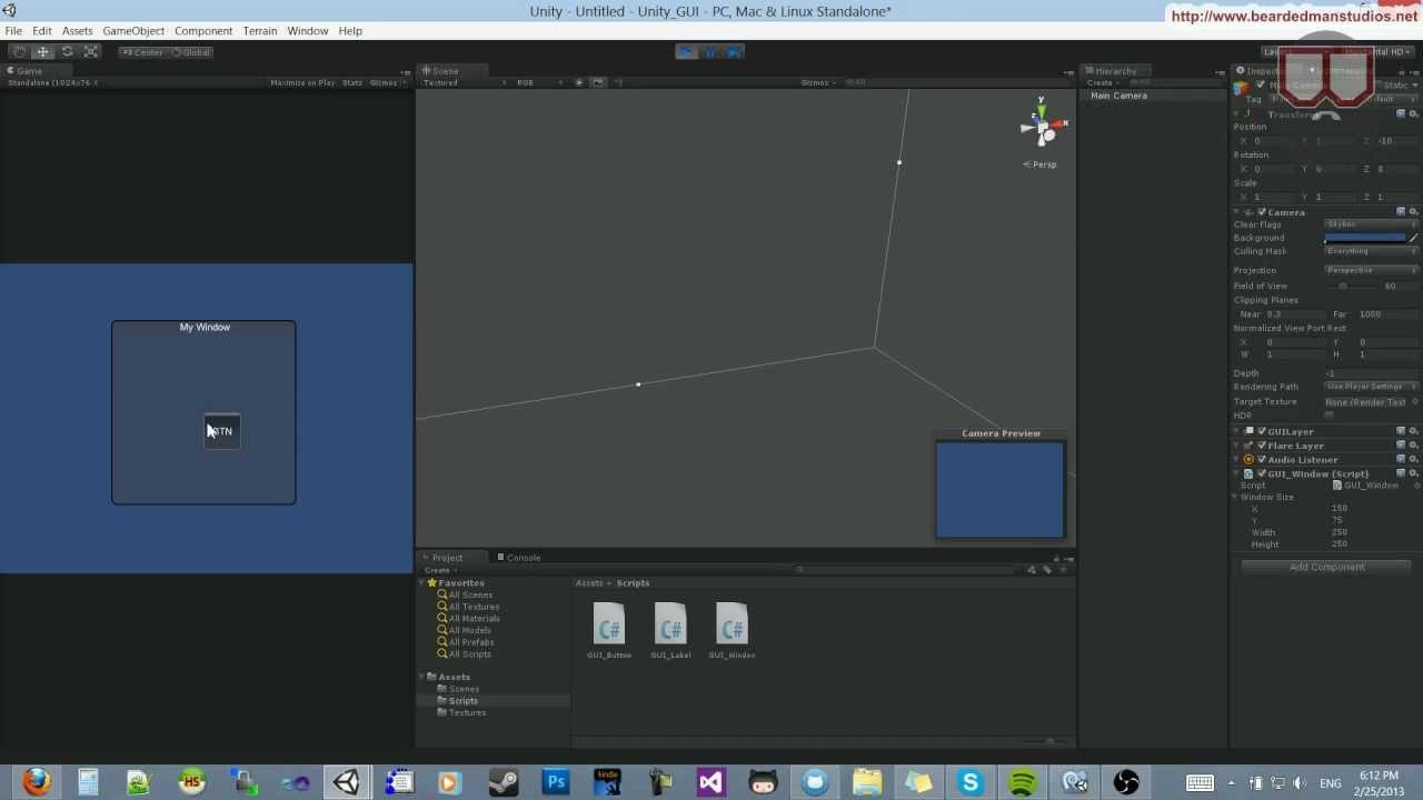Unity3D GUI 10: Windows (draggable)