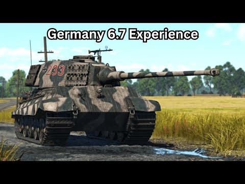 Germany 6.7 Experience In War Thunder Ground RB