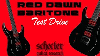 Schecter Red Dawn Baritone Evertune - DEMO