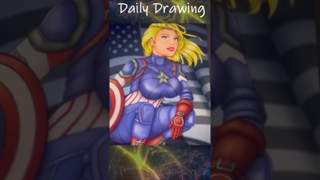 drawing Captain America Genderswap