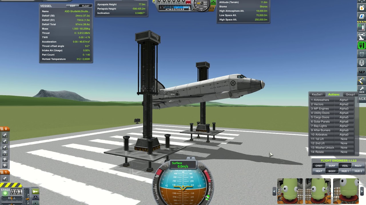 1st Shuttle Lifter Test