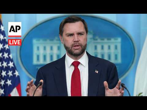 Video Thumbnail: LIVE: White House press briefing with JD Vance