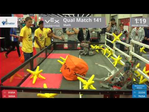 2017 VRC Math Q141 - 9185A 3050A vs 2223G 7925A - 13 to 35
