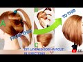 TUTORIAL/ DIY ✂️LAYERED BOB HAIRCUT IN 3 SECTIONS #haircut#bob#cuttinghair#hairstyle