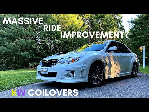 KW COILOVERS ON A 2012 WRX INSTALL AND REVIEW!!!!