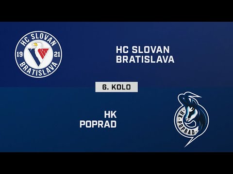 6. kolo: HC SLOVAN Bratislava – HK Poprad 5:1 (HIGHLIGHTY)