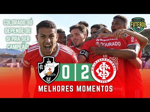 CANO PERDE PÊNALTI ! Vasco 0x2 Internacional | Gols e Melhores Momentos