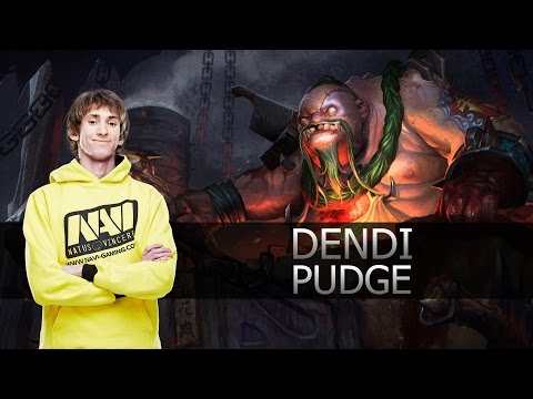Dendi -Pudge highlights: 10 mins GODLIKE best pudge in the world!