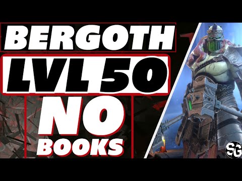 Bergoth lvl 50 no books GAMEPLAY Raid Shadow Legends Bergoth guide masteries