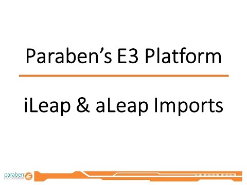 E3 Forensic Platform Importing iLeap and aLeap Data