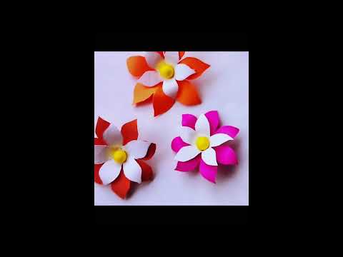 How to make beautiful paper flower/paper flower/diy paper flower