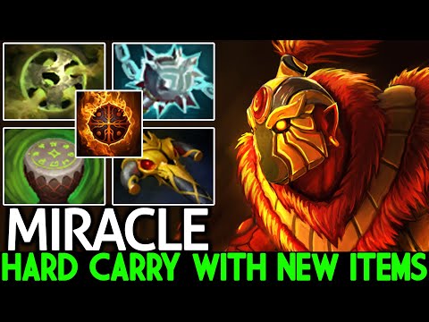 MIRACLE [Ember Spirit] Hard Carry with New Items Against MC Dota 2