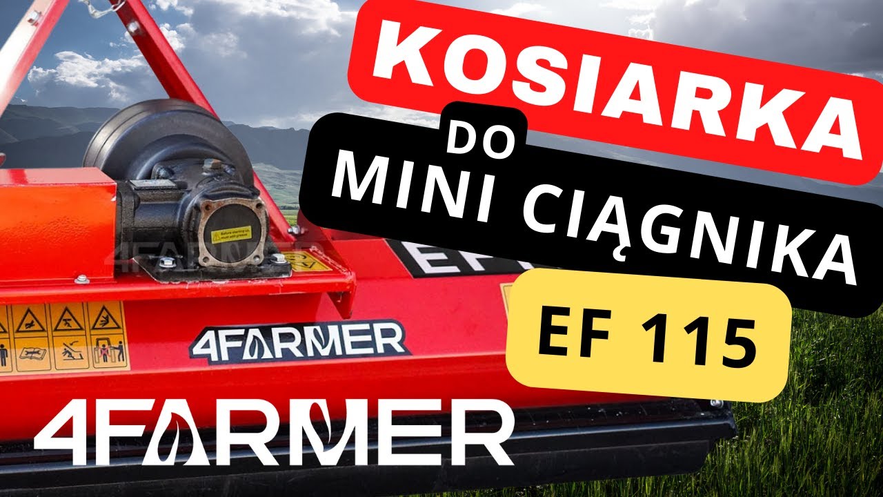 Kosiarka bijakowa do mini ciągnika :: EF 115 :: Traktor.com.pl