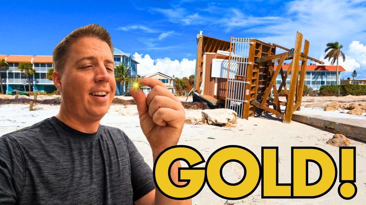 Huge Gold Nugget Found After Hurricane!