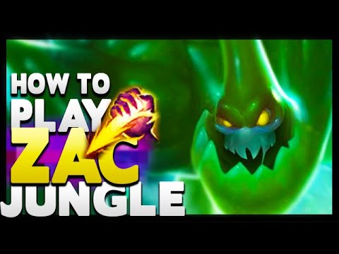 How to play ZAC jungle in Season 13 League of Legends!