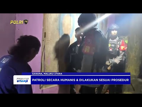 POLRES KEPULAUAN SULA GELAR PATROLI GABUNGAN CIPTAKAN SITUASI AMAN DI KOTA SANANA