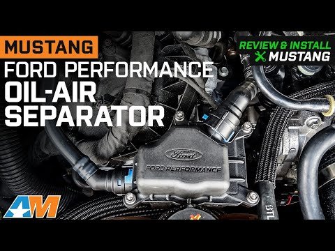 2018-2023 Mustang GT Ford Performance Oil-Air Separator; Passenger Side Review & Install