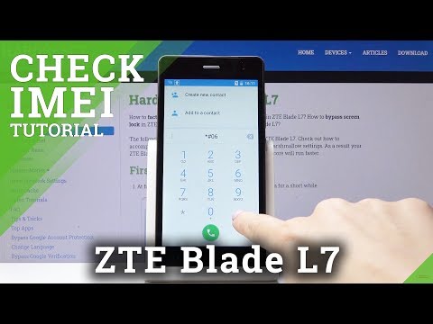 How to Locate Serial Number in ZTE Blade L7 – IMEI Checkup