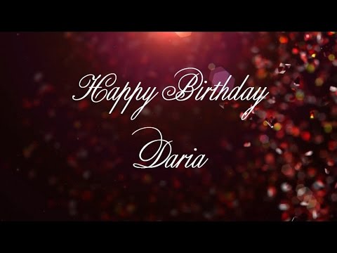 Happy Birthday Daria