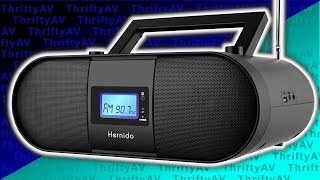 A Boombox for 2022!  The Hernido Portable CD Player with Bluetooth & Remote!