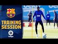 Dembélé scores golazo in training!