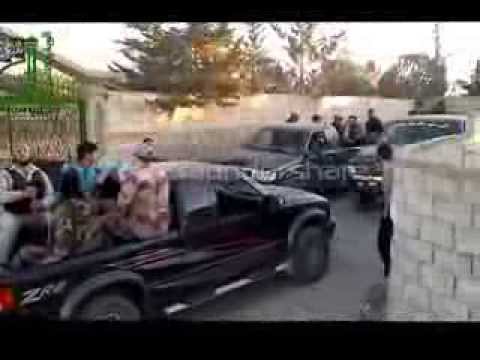 استعداد كتيبة عمر بن الخطاب التابعة لألوية وكتائب الصحابة لضرب مستودعات دنحة في منطقة القلمون في ريف دمشق