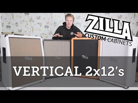 Zilla Vertical Angled 2x12 Cab Neodymium Creambacks image 4