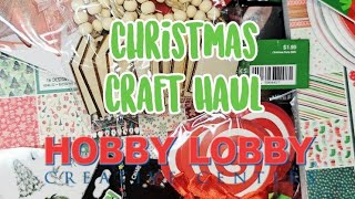 HOBBY LOBBY Christmas Craft Haul 🎄