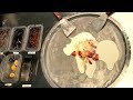 Ice Cream Rolls Strawberry Banana Pineapple Fried Thailand Ice Cream Rolled By Freeze Cream