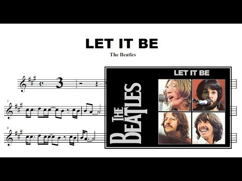 Let It Be - The Beatles ( Sheet Music Alto Sax )