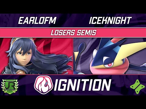 EarlOfM (Lucina) vs IceKnight (Greninja) - Ignition 318 LOSERS SEMIS