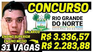 CONCURSO UNIFICADO RIO GRANDE DO NORTE 2026