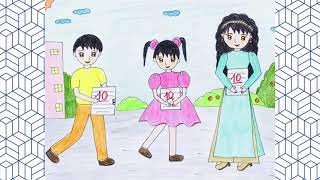 Vẽ tranh đề tài 20-11 anime đẹp nhất