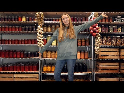 Homestead Pantry Tour | Self-Sufficiency and Food Storage 2021