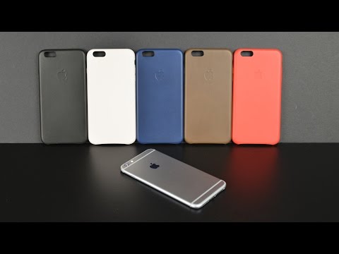 Apple iphone 6 plus leather case (all colors): review