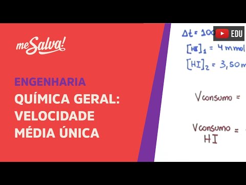 Me Salva! CQU02 - Velocidade Média Única - Química Geral