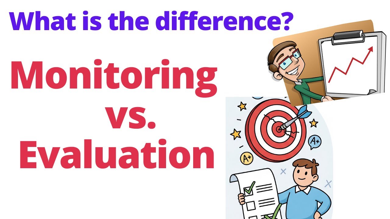 Know the difference between Monitoring and Evaluation? #monitoringandevaluation #evaluation