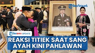 Reaksi Titiek Soeharto saat Presiden Prabowo Serahkan Gelar Pahlawan sang Ayah ke Bambang & Tutut