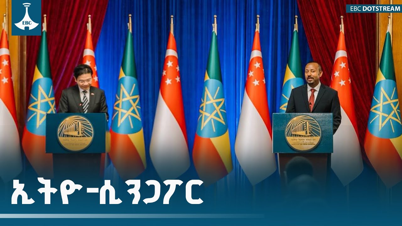 ጠቅላይ ሚኒስትር ዐቢይ አሕመድ (ዶ/ር) በአዲስ አበባ ከሲንጋፖር ጠቅላይ ሚኒስትር ላው?