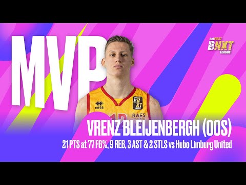 betFIRST MVP of the Week // Vrenz BLEIENBERGH (FILOU Oostende)