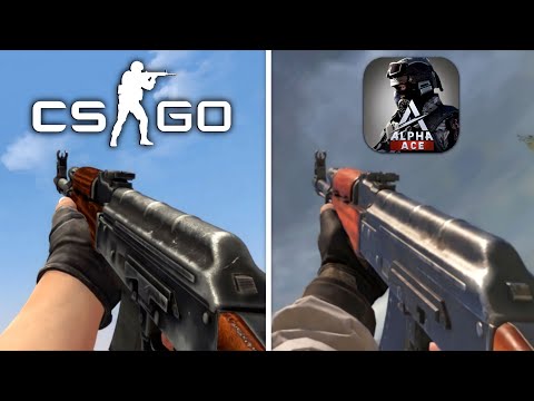 Alpha Ace vs. CS:GO - Weapons Comparison