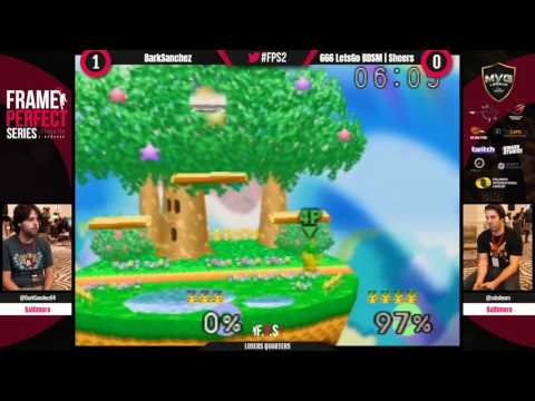 FPS 2 Smash 64 - Shears (Pikachu) vs Barksanchez (Mario, Yoshi, Pikachu) - Losers Quarters