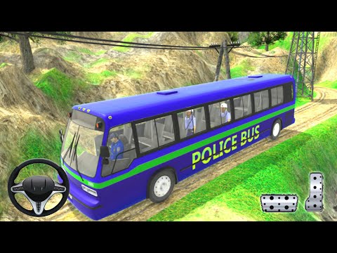 Police Bus Driving Simulator Police Coach Driver 2021 - Offroad Bus Driver - New Android Gameplay