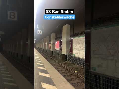 Konstablerwache Abfahrt RB423/S3➡️Bad Soden #br423 #sbahn #shorts